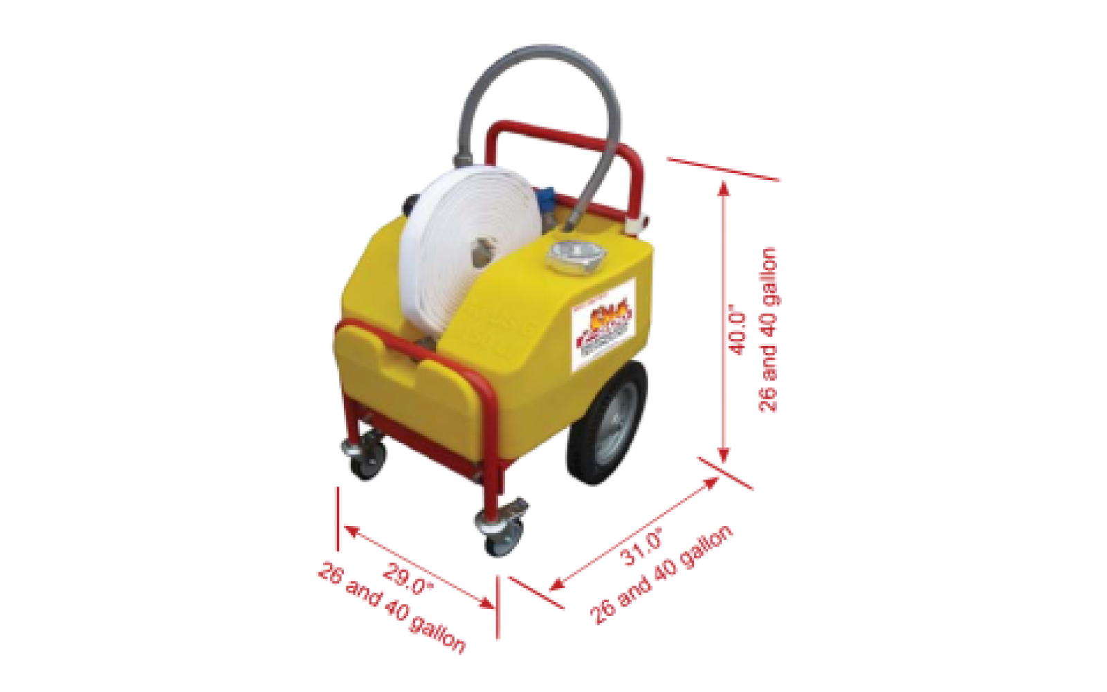 Xe đẩy chữa cháy F-500EA